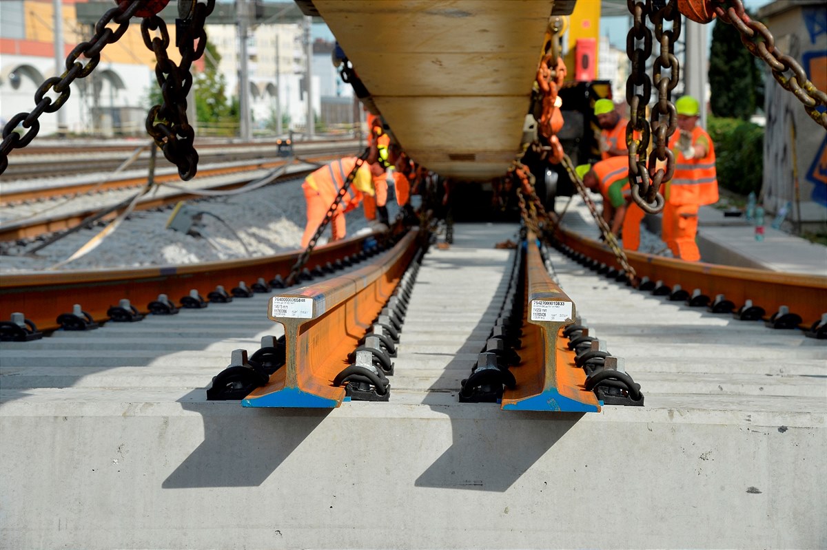 Gleisarbeiten auf der Weststrecke in der zweiten Juli-Hälfte