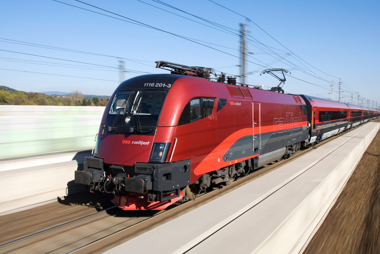 ÖBB Pressefoto - Thema: Railjet