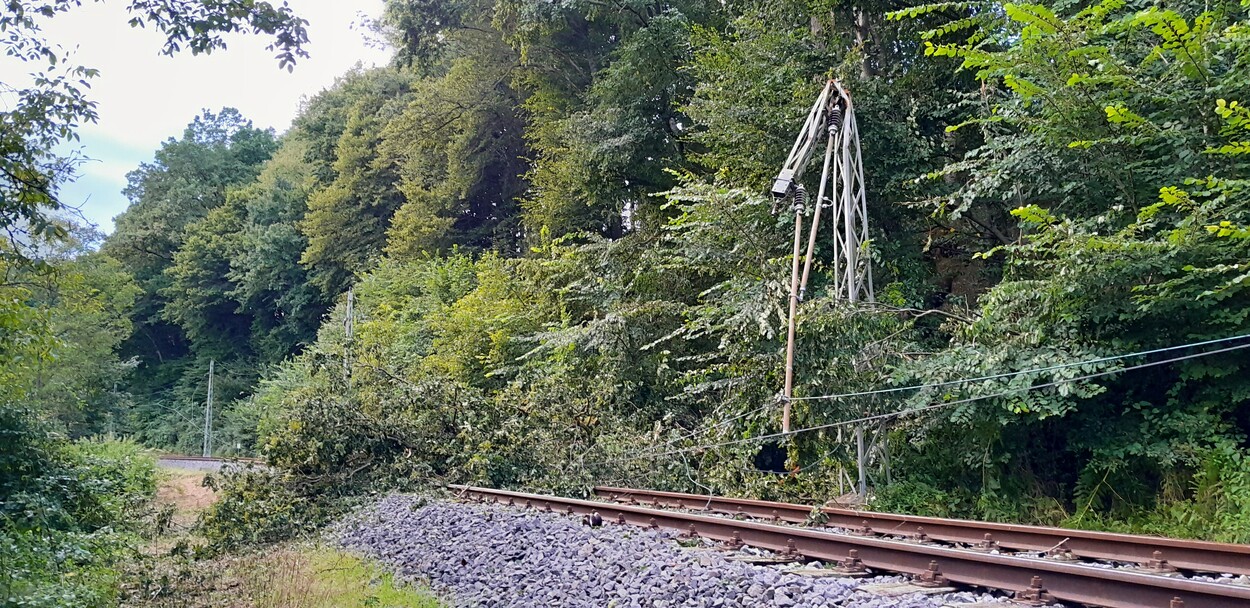 Unwetter Schäden Gleichenbergerbahn