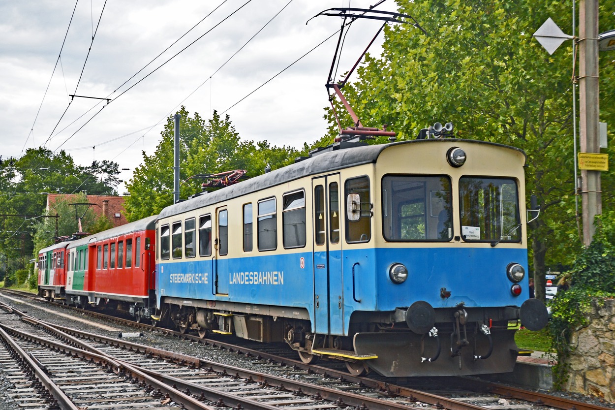 Lokalbahn Feldbach - Bad Gleichenberg Protest-Sonderzug 29.08.2021 mit Politikern