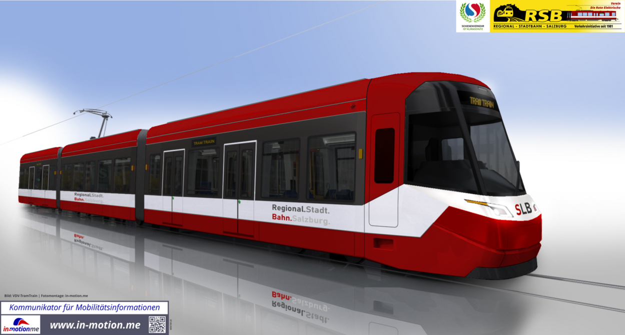 VDV-TramTrain Visualisierung Regionalstadtbahn Salzburg